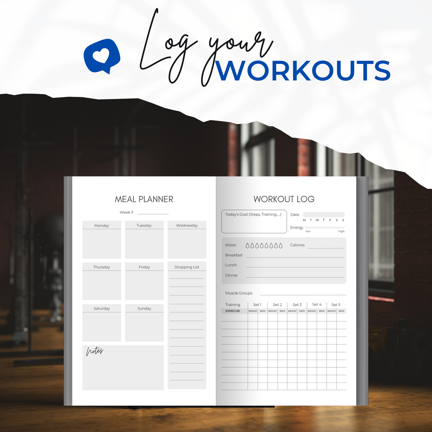 Fitness Planner for Goal-Driven Workouts, Progress and Weight Loss