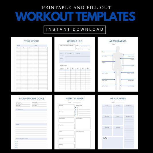 Workout Templates PDF