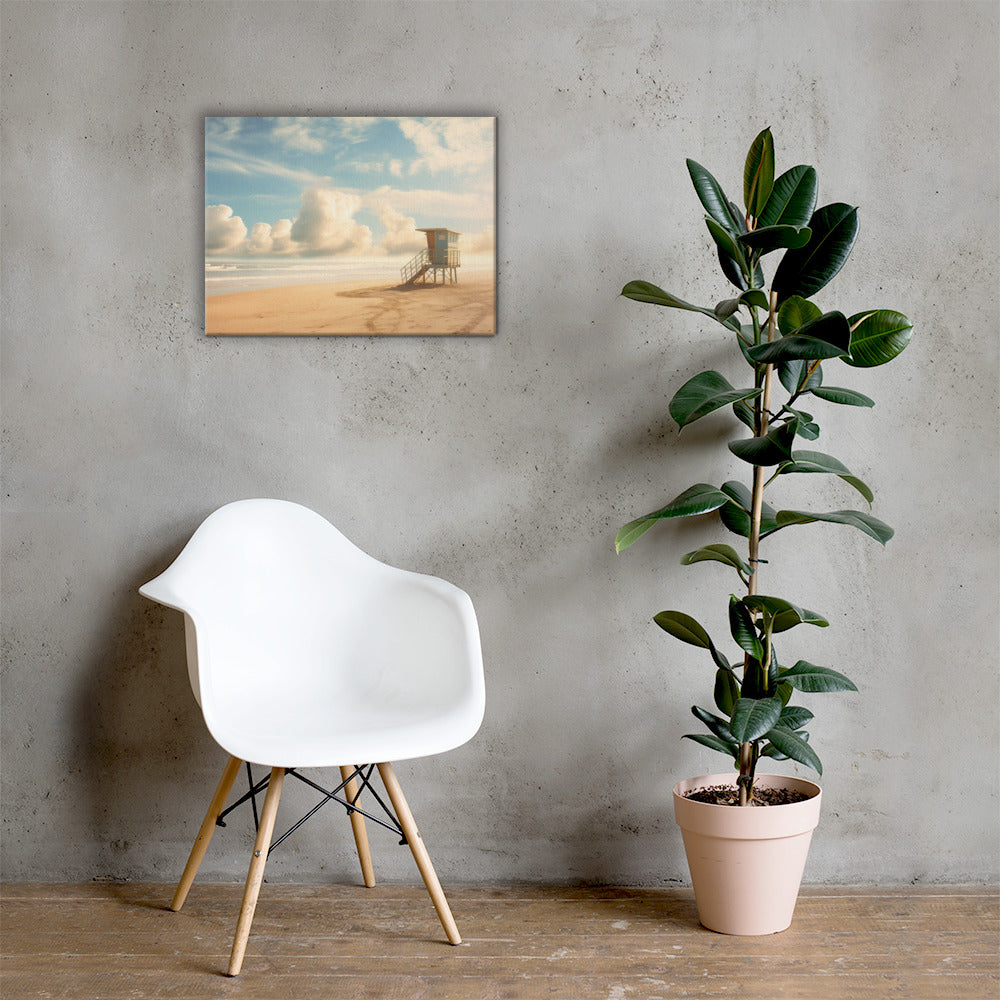 California Dream: Coastal Serenity Canvas Print